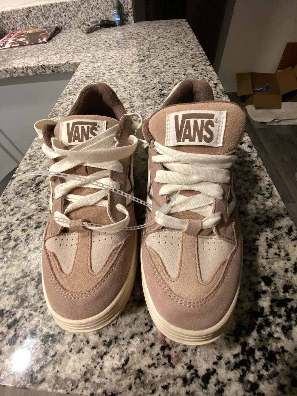 Vans Upland Trainers in Deep Taupe